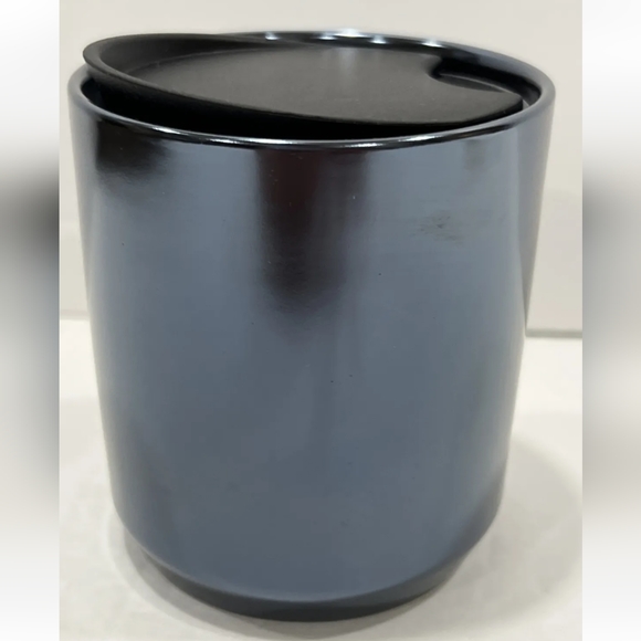 Starbucks Ceramic Double Wall Tumbler 8oz Iridescent Blue short mug Siren Logo - Picture 13 of 16